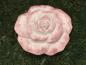 Preview: Elegante grosse Rose 20 cm Beton Altrosa