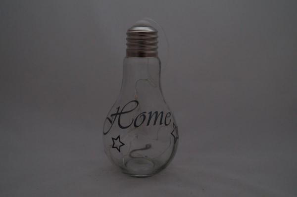 Kleine Glühbirne Lichterkette "Home" 20 cm